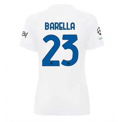 Inter Milan Nicolo Barella #23 Gostujuci Dres za Ženska 2023-24 Kratak Rukav